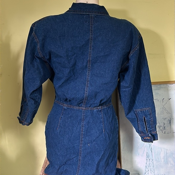 Impromptu Vintage Full Zip Denim Dress - Picture 6 of 6